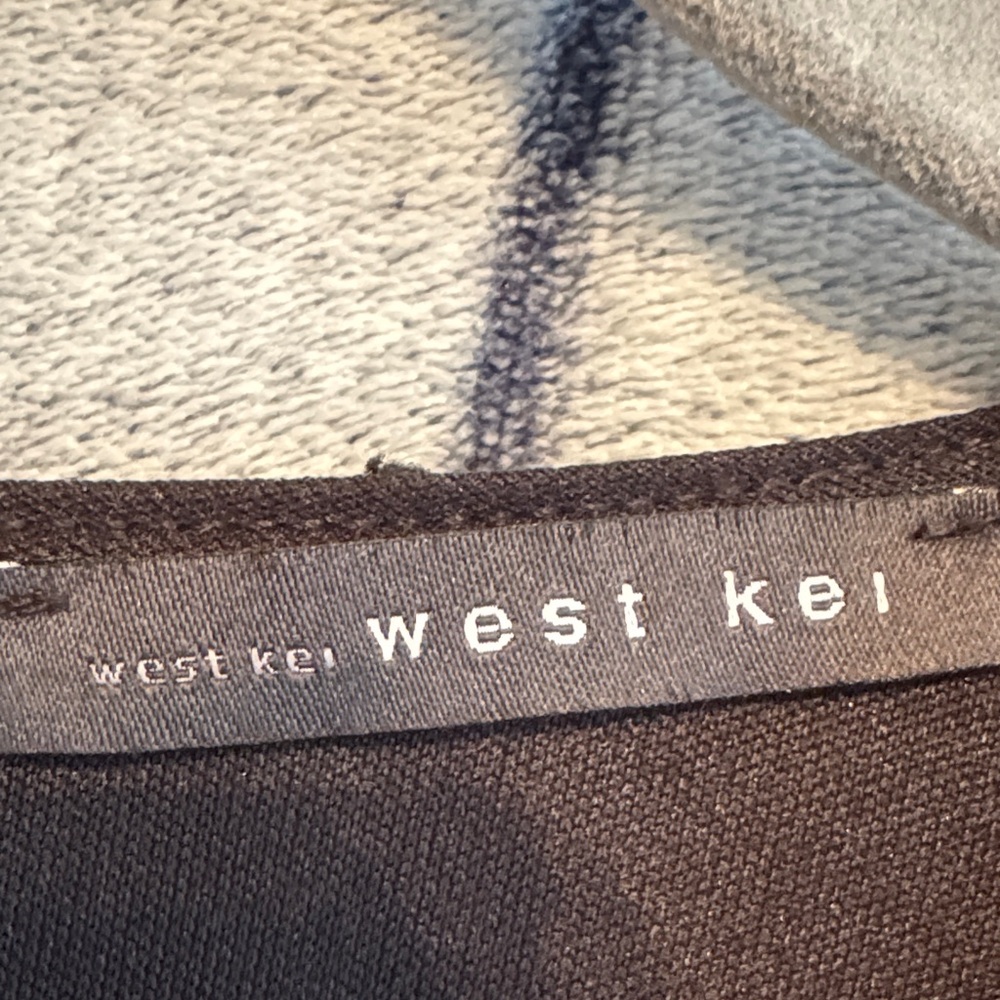 West Kei Black on Black pock-a-dot Top